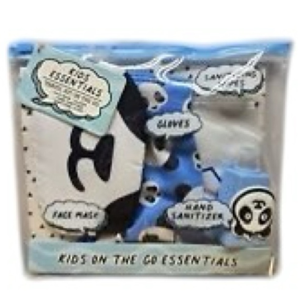 AGB Kids On The Go Essentials Set - Blue and White Panda